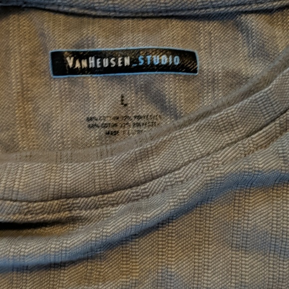 ⭐ Van Heusen Studio casual crew neck shirt - Picture 3 of 4